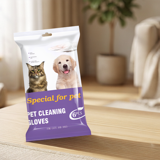 Hypoallergenic Pet Cleaning Gloves for Cats & Dogs
