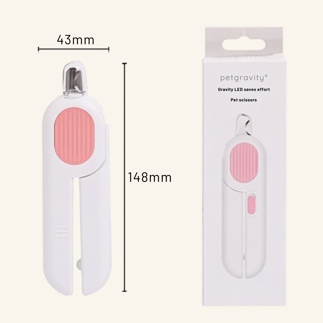 LED Pet Nail Clipper for Cats & Dogs