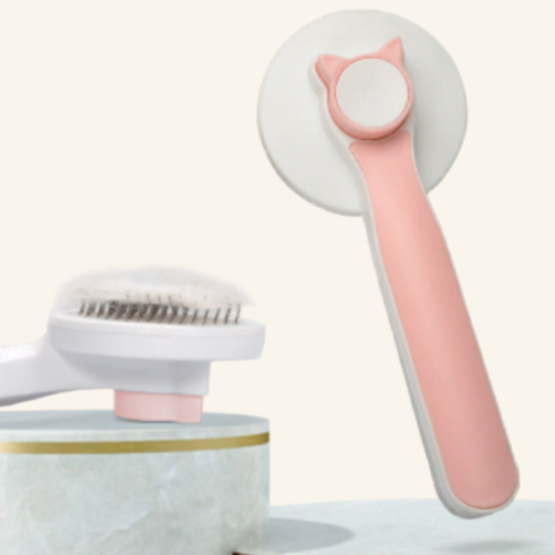 Self-Cleaning Pet Comb for Cats & Dogs