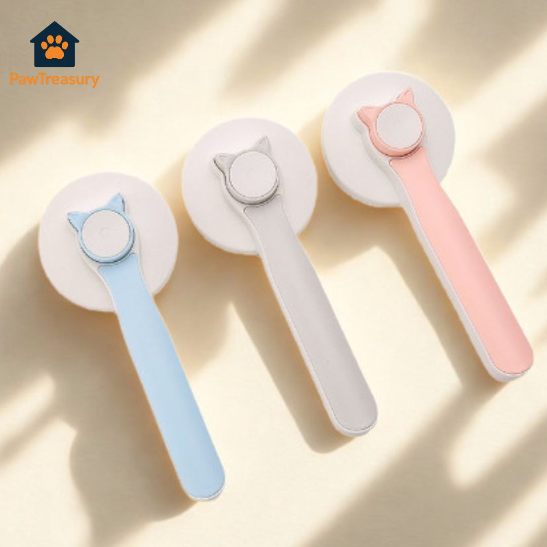 Self-Cleaning Pet Comb for Cats & Dogs
